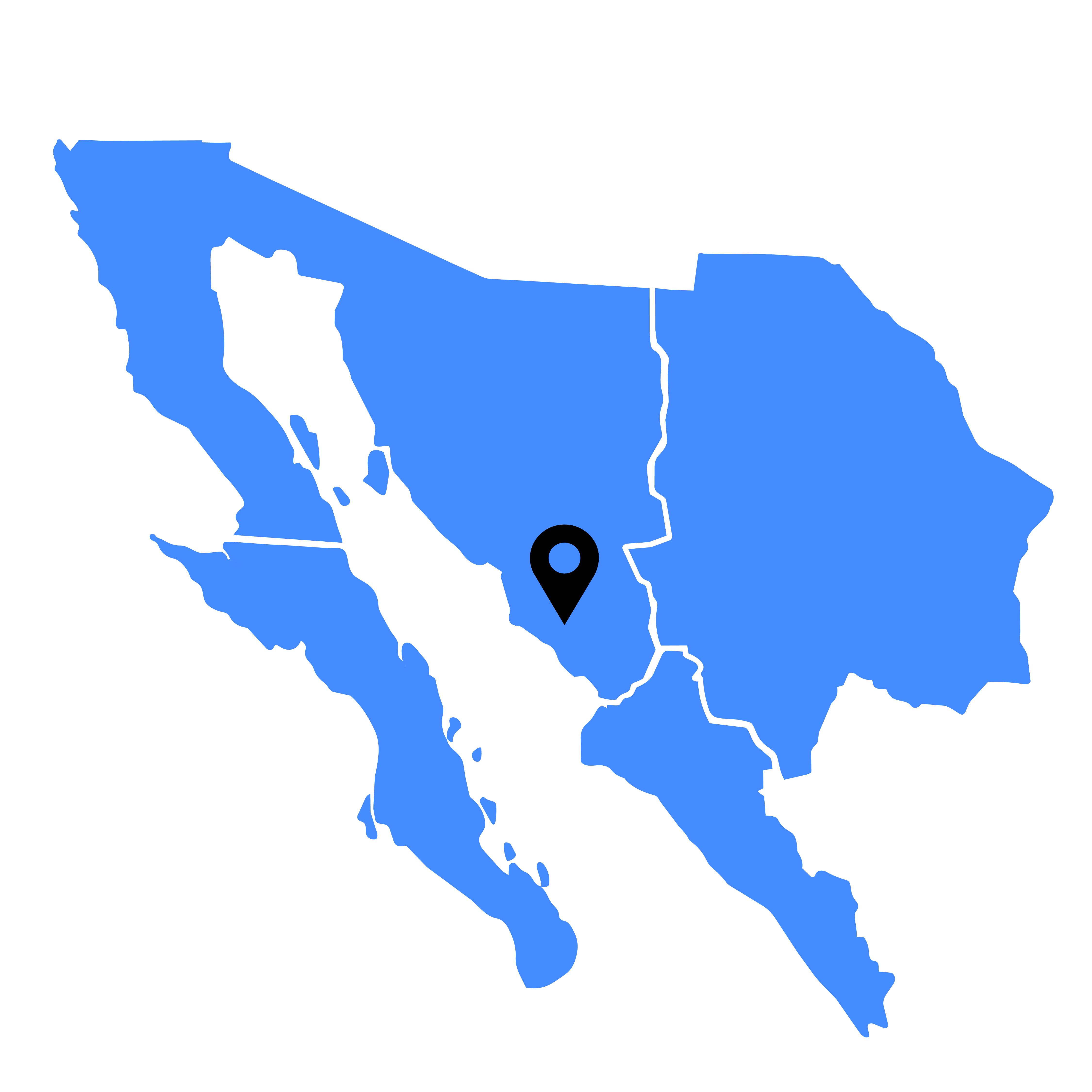 Mapa de ubicación sucursal Obregón, Sonora