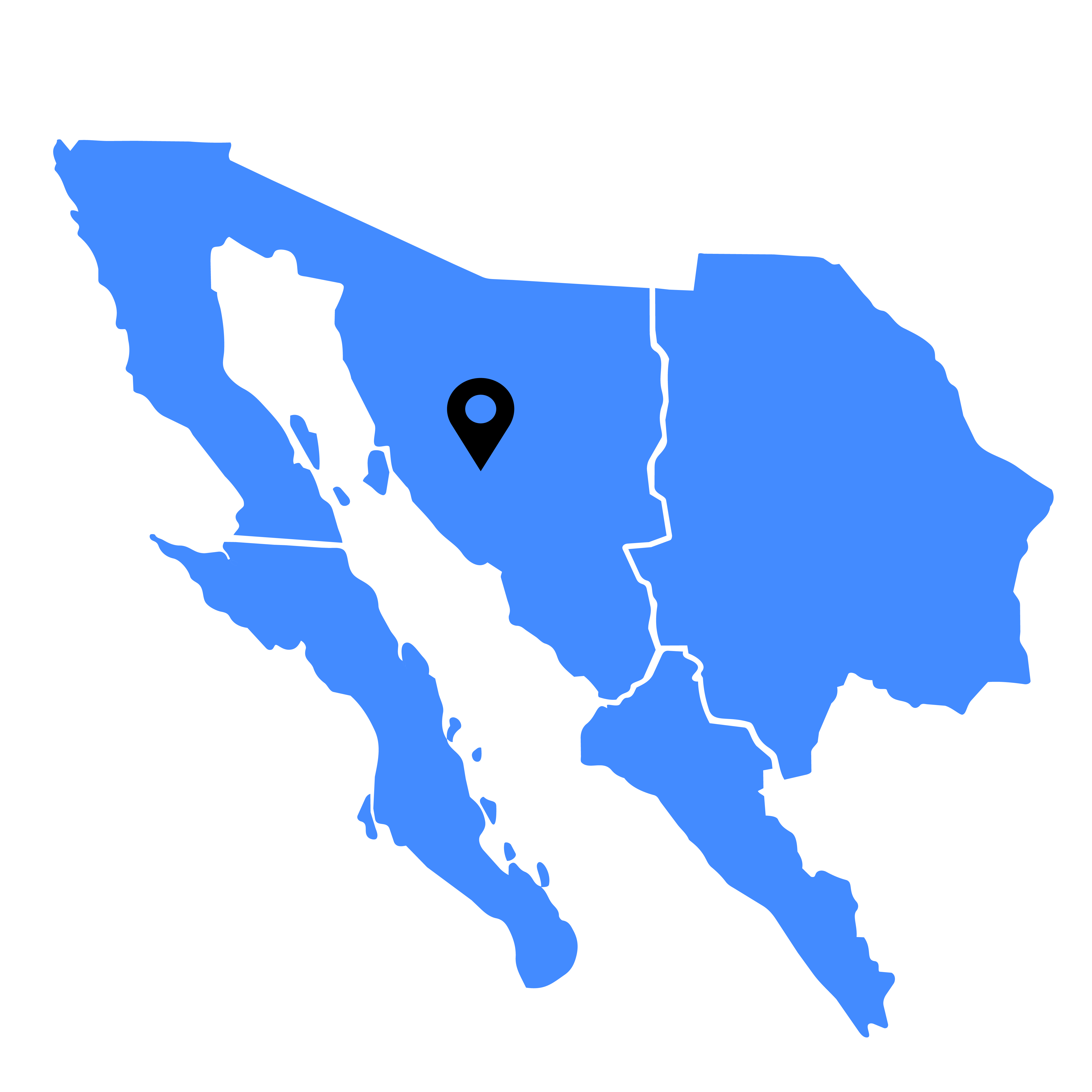 Mapa de ubicación sucursal Hermosillo, Sonora